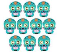 60 masques plats en carton à colorier - Calavera mexicaine - Graine Créative