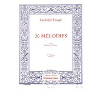 60 Mélodies en 3 Volumes, Volume 1 : 20 Mélodies