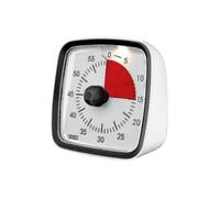 60-Minute Timer, Classroom Classroom Timer, Countdown Timer for Kids and Adults, Time Management Tool for Teaching Black