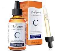 60 ml BIO Sérum Visage à la Vitamine C, Acide Hyaluronique Pur, Vit. E, B5 et Niacinamide. Anti-rides, Anti-taches, Anti-âge et Hydratant. Soin Visage Vegan & Cruelty Free. Testé Dermatologiquement