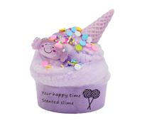 60 ml de slime parfumé en forme de nuage de barbe à papa et de cornet de glace, jouet pour enfants, cadeaux