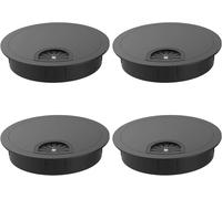 60 mm Black Cable ManagementZinc Alloy Desk Cable ManagementCable Cover for Table & Workstation