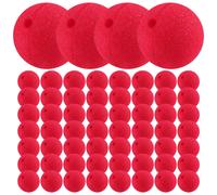 60 nez de clown rouges en mousse pour cosplay, pour Halloween, Noël, carnaval et fêtes costumées.