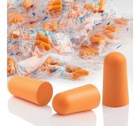 60 Paires Bouchons Oreilles Ear Plugs Bouchons D'oreille en Mousse Souple pour Dormir Supprimer Anti Bruit Ronflement Protection Auditive (SNR : 37 dB) Emballé Individuellement Bouchon D'oreille