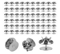 60 Paires Fermoirs Papillon en Métal, Attache Pins Papillon, Attaches Parisiennes, épingles à clip papillons pour création de badges DIY