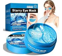 60 Patchs Yeux Collagène et Acide Hyaluronique, Masque Hydratant Yeux, Patchs Hydrogel pour le Soin du Contour des Yeux, Soin Hydratant avec Effet Rafraîchissant
