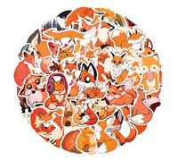 60 pcs autocollants renard, autocollants pour adultes, autocollants pour ordinateurs portables, autocollants pour adolescents, autocollants en vinyle mignons, autocollants pour voitures