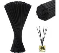 60 Pcs Batonnets Diffuseur Parfum 30cm*3mm Pour Cuisine,Bain,Salon,Senteur Maison,Diffuseur Parfum Maison Batonnet,Bâton Reed Diffuseur (Noir)