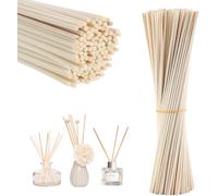 60 Pcs Batonnets Diffuseur Parfum 30cm*3mm Pour Cuisine,Bain,Salon,Senteur Maison,Diffuseur Parfum Maison Batonnet,Bâton Reed Diffuseur (Couleur E Du Bois)