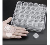 60 PCS Boite Rangement Perles Compartiments, Boîte Rangement Diamond Painting Plastique Transparent Pour DIY Art Craft, Strass