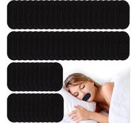 60 Pcs Mouth Tape For Sleeping,Bandes Buccales Pour Dormir,Pendant Le Sommeil Anti Ronflement,Solution De Sommeil Pour Hommes Et Femmes,Développez L'habitude De La Respiration Nasale (Noir)