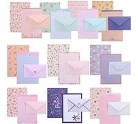 60 Pcs Papier à Lettres,30 Pcs Enveloppes Papiers à Motifs A5 Feuilles de Papier à Lettre,Pour Invitations, lettres, remerciements et plus