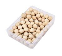 60 pcs Ronde Punaise en Bois Dessin décoratif décoratif punaises en Bois tête et Aiguille en Acier Point Punaise pour Photos, Cartes et Panneaux de liège 6.8 * 5.4 * 2.4 cm Pratique et Populaire