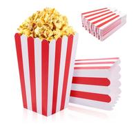 60 Petites Boite Pop Corn à Rayures Rouges et Blanches Cornet Pop Corn RéSistantes à la Chaleur Elles Sont IdéAles pour les SoiréEs CinéMa les FêTes les Anniversaires les Carnavals SoiréEs Pyjama