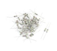 60 pièces 200K Ohm 1Watt 5% tolérance axia-l plomb à travers le trou de montage résistances fixes à film de carbone Composants consommateurs d'énergie