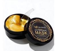 60 Pièces 24K Gold Masque pour Les Yeux, Patch Yeux Anti Cernes, Hyaluron Eye Masque, Patch Cernes et Poches, pour Les Yeux, AntiRides, Anti Poche
