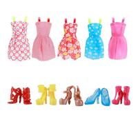 60 Pièces 30 Cm/11 Pouces Vêtements Et Chaussures Barbie Accessoires D'habillage