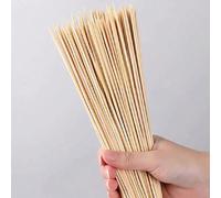 60 pièces / 30 cm Brochettes en bambou pour barbecue, convient pour les brochettes, le pot-au-feu, la viande grillée, les snacks, la maison, l'extérieur, le marché de nuit, la boutique de snacks, le r