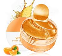 60 pièces / 30 paires de patchs sous les yeux à la vitamine C - patchs au collagène masques pour les yeux avec effet hydratant et anti-âge pour les yeux gonflés, Les cernes, les poches oculaires