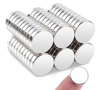 60 pièces aimants néodyme 12 x 3 mm petits aimants puissants, mini aimants aimant rond aimants néodyme extra puissants, aimants puissants pour tableaux magnétiques tableaux d'affichage