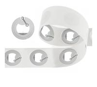 60 Pièces Autocollant NFC, NFC Tag 25 mm Ntag213, 144Bytes Entièrement Programmable, NFC Étiquette Réinscriptibles, Balises NFC pour Tous Les Téléphones Portables et Appareils Compatibles NFC