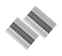 60 pièces Autocollant Sonnette Démarchage Interdit 3,3x1,5x0,1cm PVC | Adhésif Multi-Surfaces, Étanche et Lisible, pour Bureau, Appartement, Boîte aux Lettres, Interphone