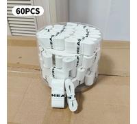 60 pièces bandeaux universels surgrip anti-dérapant raquette de Tennis Padel Absorption des chocs poignées de Badminton fronde raquette de Tennis HEAD green 60PCS