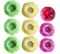 60 Pièces Bol Alimentaire Covers Couverture Alimentaire Coloré Réutilisable Stockage élastique Couvre Bol en Plastique Covers Couv