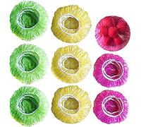 60 Pièces Bol Alimentaire Covers Couverture Alimentaire Coloré Réutilisable Stockage élastique Couvre Bol en Plastique Covers Couvre Plaque Plat pour La Famille De Pique-Nique en Plein Air