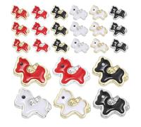 60 Pièces Breloques pour Ongles Cheval 3d en Métal | Motifs de Poney Cartoon, Usage Facile et Polyvalent, pour Manucure Spéciale et Créations Variées