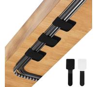 60 Pièces Cable Management Bureau, Serre Cable Attache Cable, Auto-Agrippantes Réglables, Range Rangement Cable