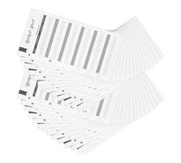 60 Pièces Classeur Budgétaire Portable en Papier Noir | Feuilles de Planification de Trésorerie, Cartes de Consommation, Usage Pratique à Emporter