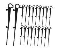 60 Pièces Clips de Gouttière en Plastique ABS, Crochets Droits | Fixation pour Grilles Pare-feuilles, Bords Variés, Entretien Résidentiel, Solution Fiable pour Gestionnaires de Propriétés