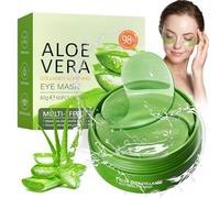 60 PièCes Collagène Patchs Yeux à L’Aloe Vera, Patch Yeux Anti Cernes | Masque Hydratant Pour Le Contour Des Yeuxs, éClaircit Cernes, Soin Hydratant et Raffermissant, Pour Homme Femme Poches