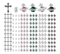 60 Pièces D'Accessoires Pour Ongles, Accessoires De Nail Art Planète Et Croix, Décorations Brillantes Pour Nail Art, Pendentifs Rétro Pour Nail Art, Accessoires De Nail Art Diy