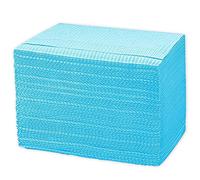 60 pièces de bavoirs dentaires jetables pour patients, 13 "x 18", 3 plis, imperméables, en papier de nappe pour percer les oreilles, les tatouages, les salons de beauté et les cliniques dentaires