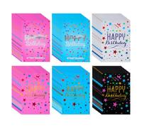 60 Pièces De Sacs-Cadeaux D'Anniversaire, Sacs-Cadeaux De Fête De Couleur, Sacs De Rangement De Cadeaux, Décorations De Fête D'Anniversaire, Adaptés Aux Anniversaires Des Garçons Et Des Filles.