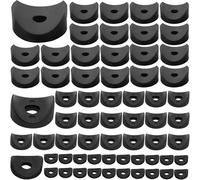60 pièces Entretoises, 19*6*3 /22*6*4 /25*6*4 mm Rondelles, Entretoises, Douilles d'Écartement, Tubes Ronds en Plastique, Douille d'Écartement, Entretoise, Entretoise d'Isolation, pour vis M3/M4