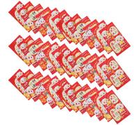 60 Pièces Enveloppes Hong Bao 2027, Motif Mouton Cartoon | Toucher Doux, Usage Polyvalent, Impression Vive et Solide, pour Mariage Chinois et Fête du Printemps