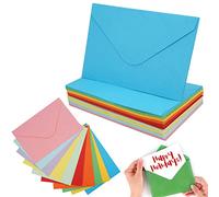 60 Pièces Enveloppes Petit Format 155x105mm - 10 Couleurs Mini Enveloppes Pour Cartes De Voeux, Invitation Au Mariage
