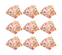 60 Pièces Enveloppes Rouges Année du Mouton 2027, Carton | Feuillage Doré en Relief, Papier Lisse à Texture, pour Cartes, Billets et Visites Festives