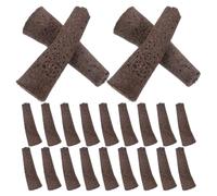 60 Pièces Éponge de Semis Hydroponique Marron, Structure Poreuse pour | Culture sans Terre, Découpe Précise et Cellules Ouvertes, pour Microgreens, Balcon t Petits Espaces