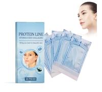 60 Pièces Fil De Soie De Collagène,Fils De Protéines Solubles Sculpture De Face Lifting Bande Hydrolyzed Collagène Protéine Ligne De Lifting De Protéines,Éclaircit Les Lignes,Améliore Les Lignes Fines