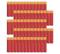 60 Pièces Fléchettes Nerf Grand 9.5cm,Mousse Recharge de Fléchettes Rouge,Darts en Mousse Munitions pour Pistolets Nerf Blaster Pistolet Jouet Enfants,Accessoires Convient N-Strike Elite Mega Série