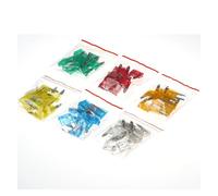 60 pièces fusibles de voiture 5A 10A 15A 20A 25A 30A AMP Mini Micro Kit de lame automatique support de Type de lame de sécurité Kit d'assortiment de fusibles