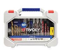 60 pièces Mallette RANGER Pour le perçage multi-matériaux et le vissage - TIVOLY - 11901170060
