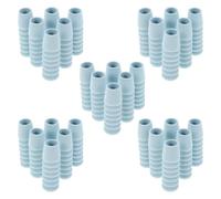 60 Pièces Manchon Antidérapant pour Ciseaux à Éponge Bleue | Absorbant la Sueur, Résistant au Froid, pour Usage Maison et Voyage, Accessoire de Manucure