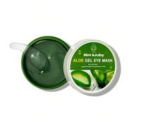 60 pièces Masque de gel d'aloe vera pour les yeux SlowSunday, pour les cernes et les poches, les yeux secs, éclaircissant, soins de la peau coréens, idéal pour les fêtes, convient pour l'été Ces patch