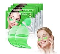 60 pièces masque pour les yeux à l'aloe vera, Soin Contour des Yeux Masque Hydratant, Soins du Contour des Yeux pour Femme et Homme , Rafraîchissant et Apaisant (Vert)
