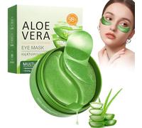 60 Pièces Masque Yeux, Patch Yeux Collagene Et Acide Hyaluronique, Patch Aloe Vera Yeux, Anti Cernes Hydrogel Eye Patchs RafraîChissants Pour éClaircir Les Cernes